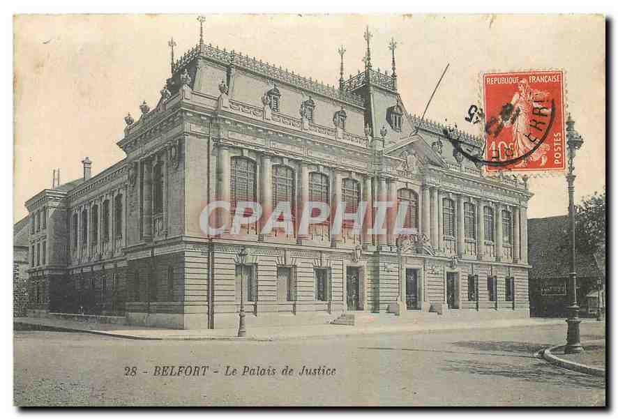 CPA Belfort Le Palais de Justice 