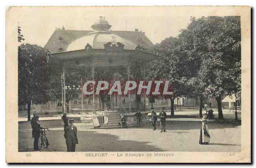 CPA Belfort Le Kiosque de Musique 
