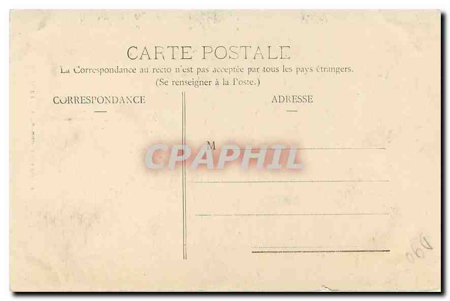 CPA Belfort Le Monument des Mobiles  — Verso