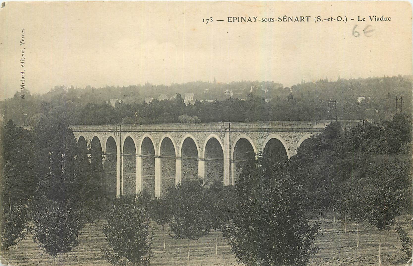 CPA Epinay sous Senart s et O Le Viaduc 