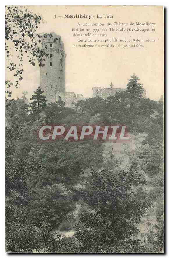 CPA Montlhery La Tour ancien donjon du Chateau de Montlhery 