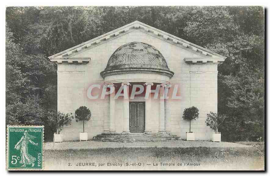 CPA Jeurre par Etrechy S et O Le Temple de l'Amour 