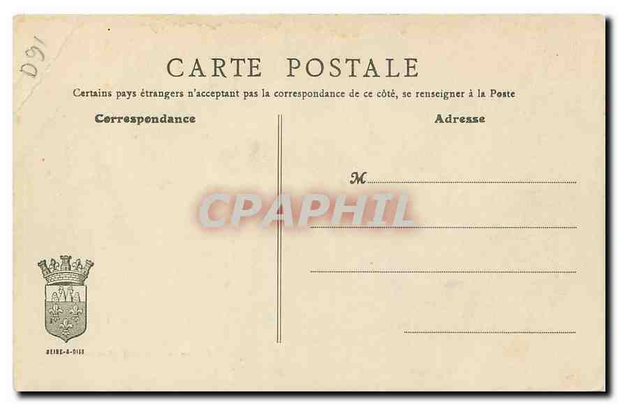 CPA Savigny sur Orge Parc de Grandvaux Panorama d'Epinay  — Rückseite