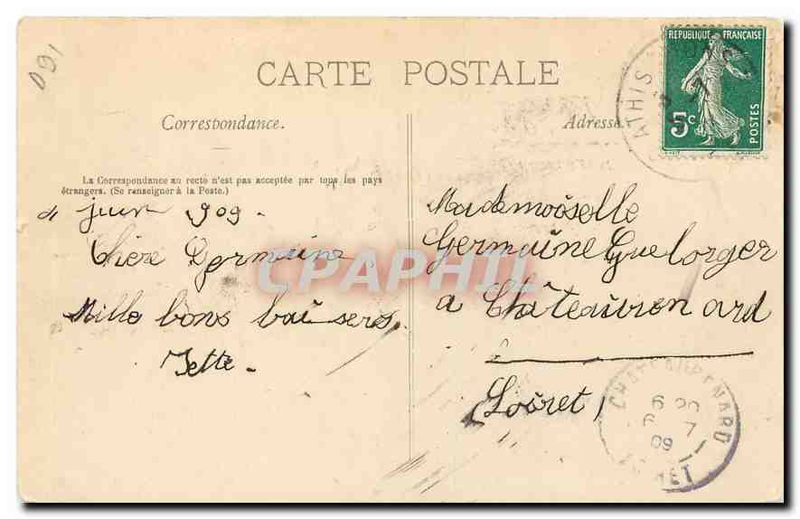 CPA Athis Mons Seine Les Bords de la Seine Bateaux — Rückseite