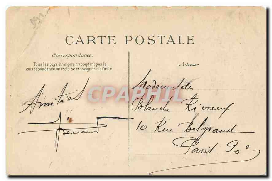CPA Athis Mons Les Bords de la Seine  — Rückseite