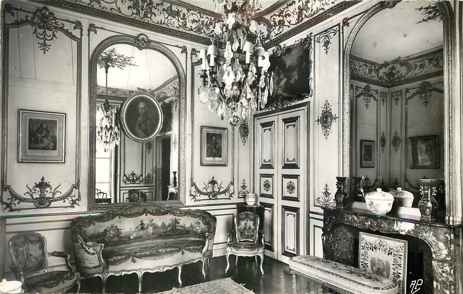 CPA Chateau de Gros Bois S et O Le Salon Regence 