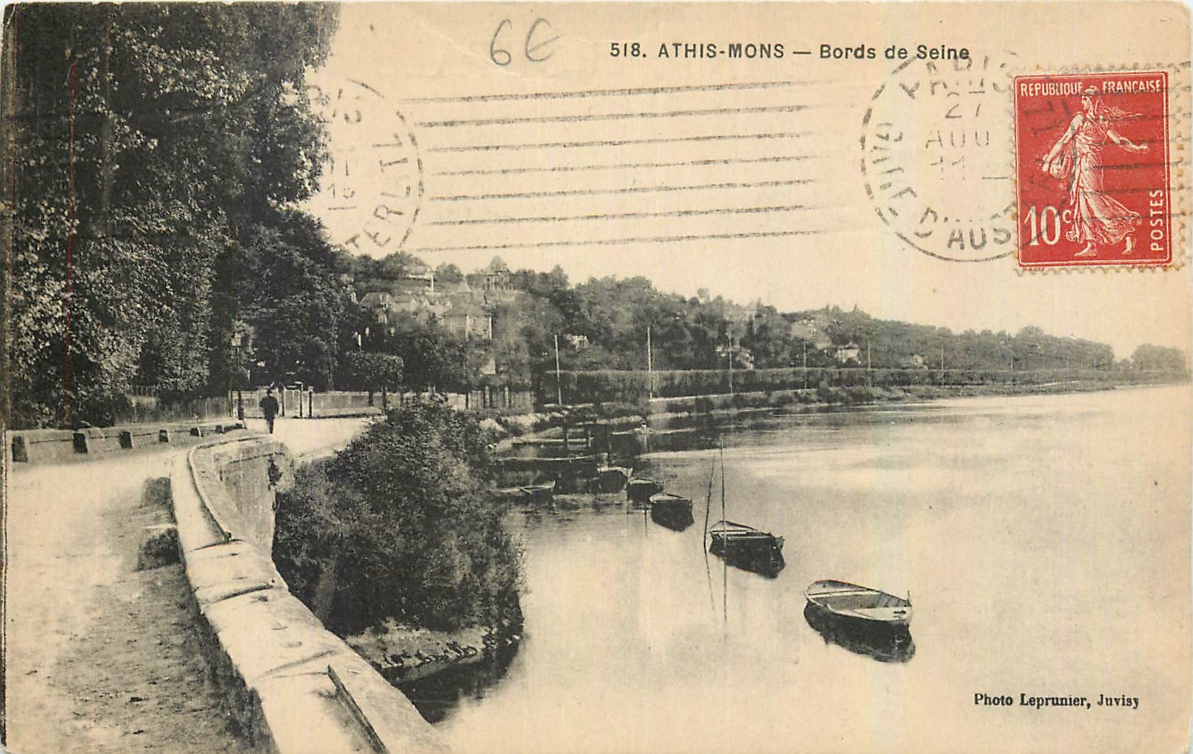 CPA Athis Mons Bords de Seine 