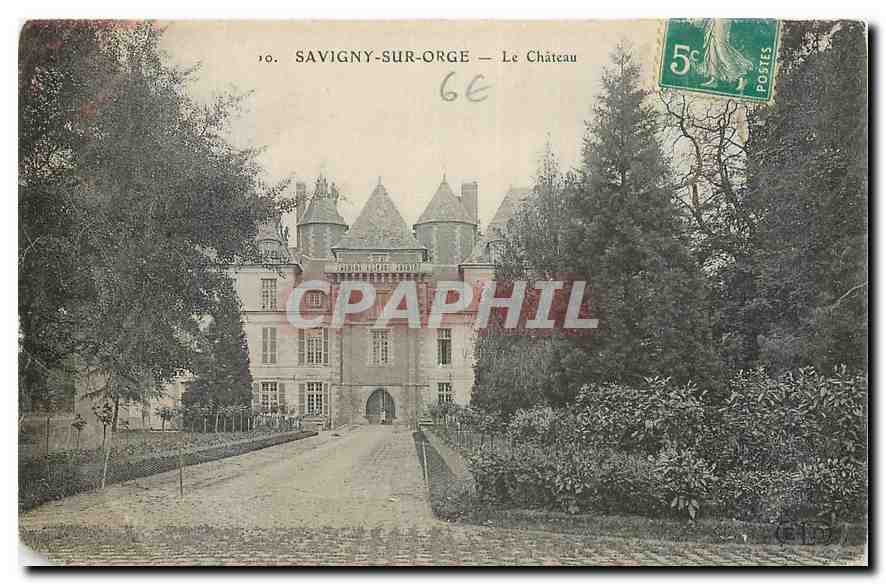 CPA Savigny sur Orge Le Chateau 