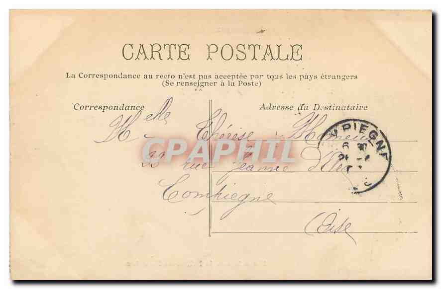 Enghien-les-Bains — Lac de la Princesse Mathilde — Édition F. Fleury, n° III12 — Back
