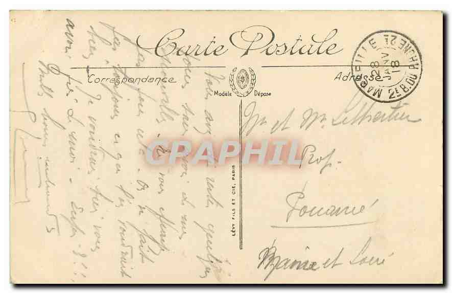 CPA Marseille Le Musee du Vieux Marseille  — Rückseite