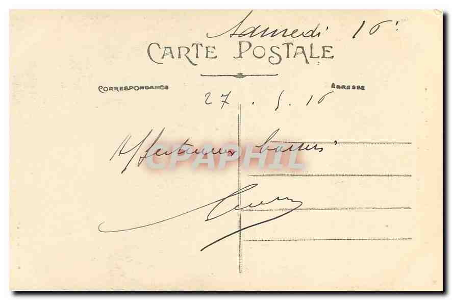 FÈRE-en-TARDENOIS — Le Vieux Château — Les Arcades — Verso