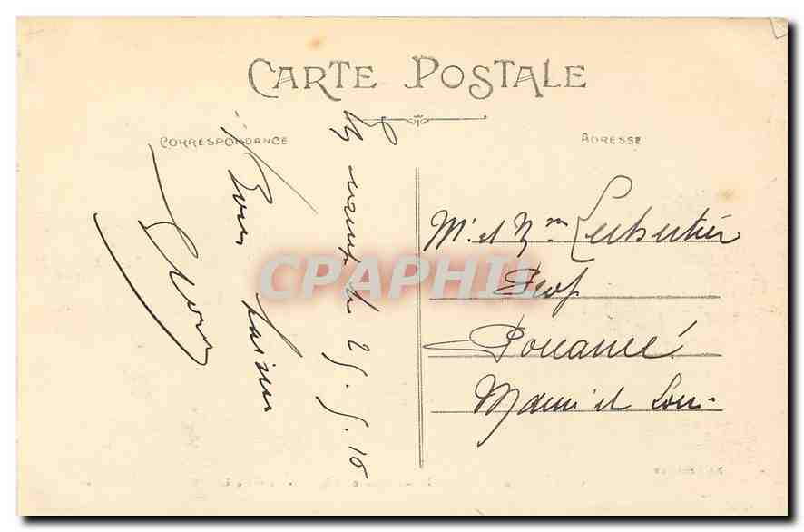 CPA Fere en Tardenois Ancien Chateau La Galerie  — Rückseite