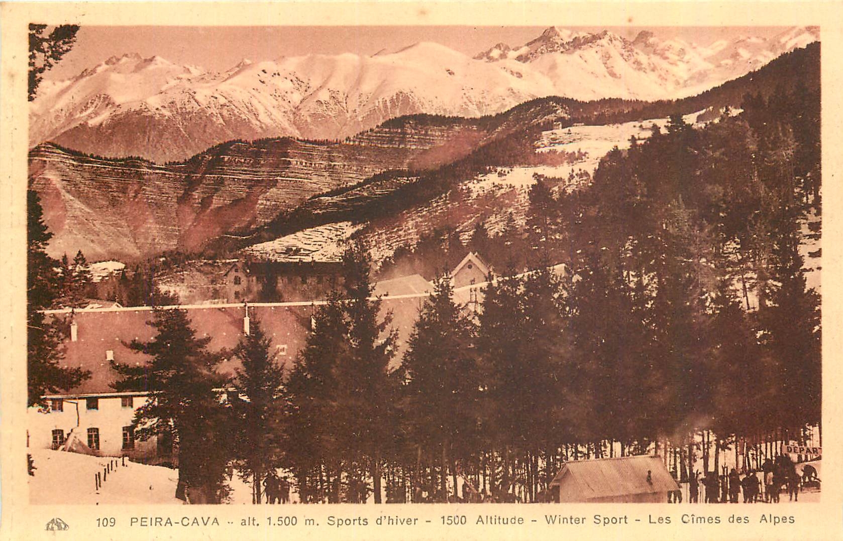 CPA Peira Cava Sports d'hiver Les Cimes des Alpes 
