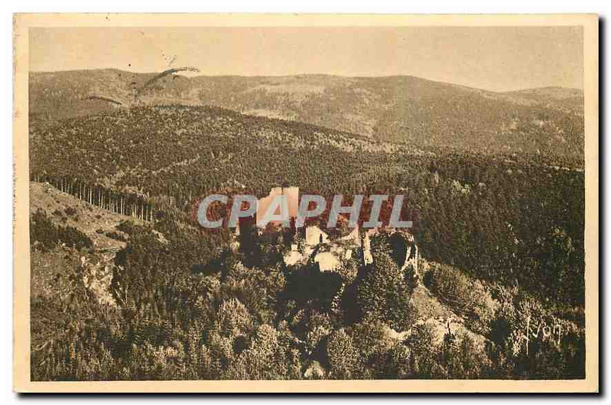 CPA La Douce France Sainte Odile Bas Rhin Environs du Mont le Chateau de Dreistein 