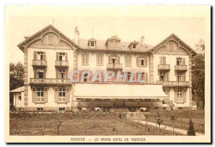 CPA Munster Le Grand Hotel de Munster 