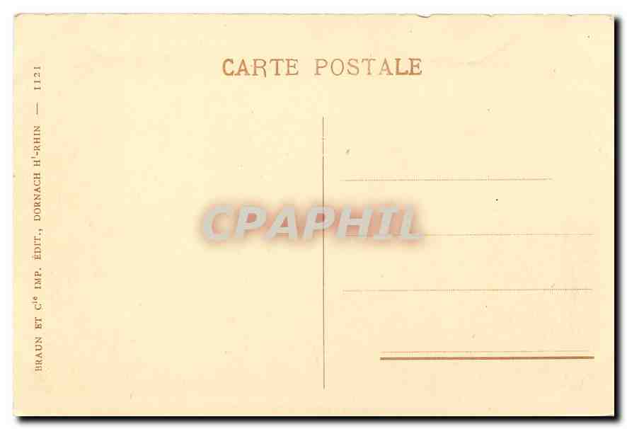 CPA Munster Le Grand Hotel de Munster  — Back