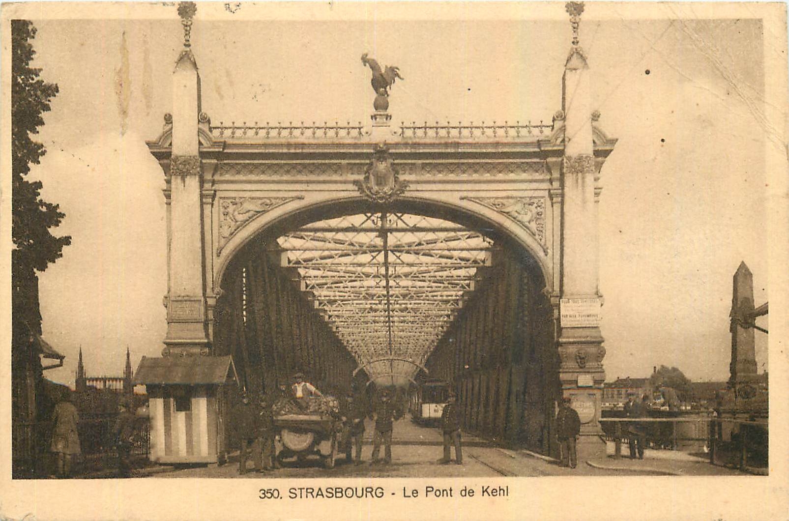 CPA Strasbourg le Pont de Kehl 