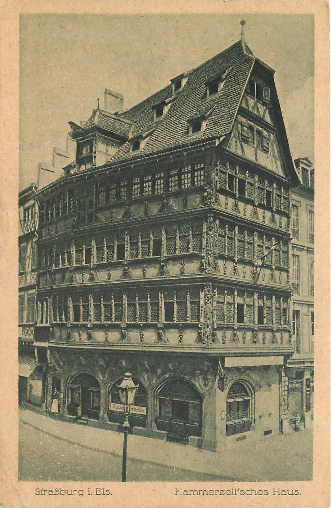 CPA Strassburg I Els Fammerzell'sches Haus 