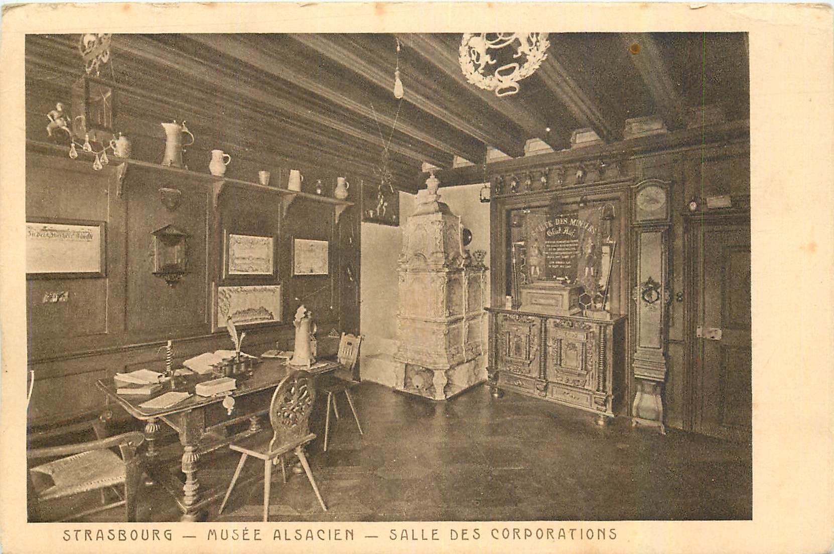 Strasbourg — Musée Alsacien — Salle des Corporations — Éditeur Braun & Cie