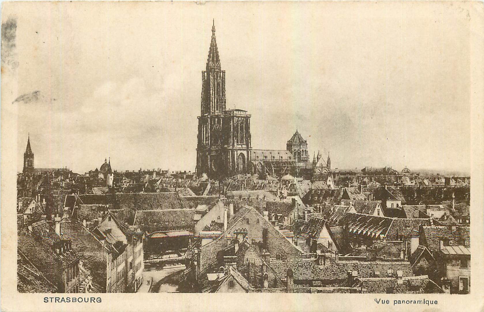 CPA Strasbourg vue Panoramique 