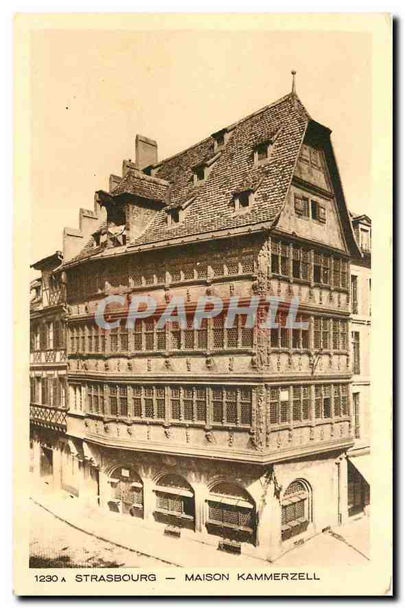 CPA Strasbourg Maison Kammerzell 