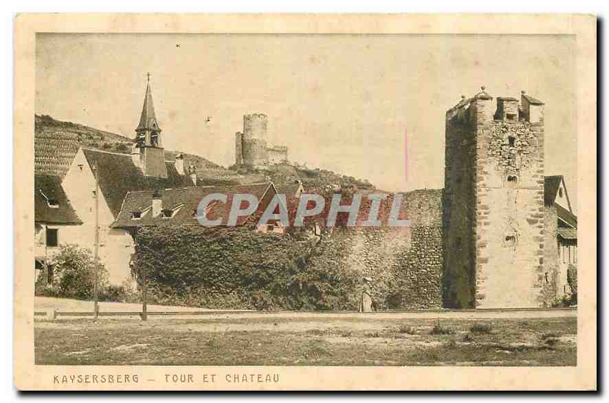 CPA Kaysersberg Tour et Chateau 