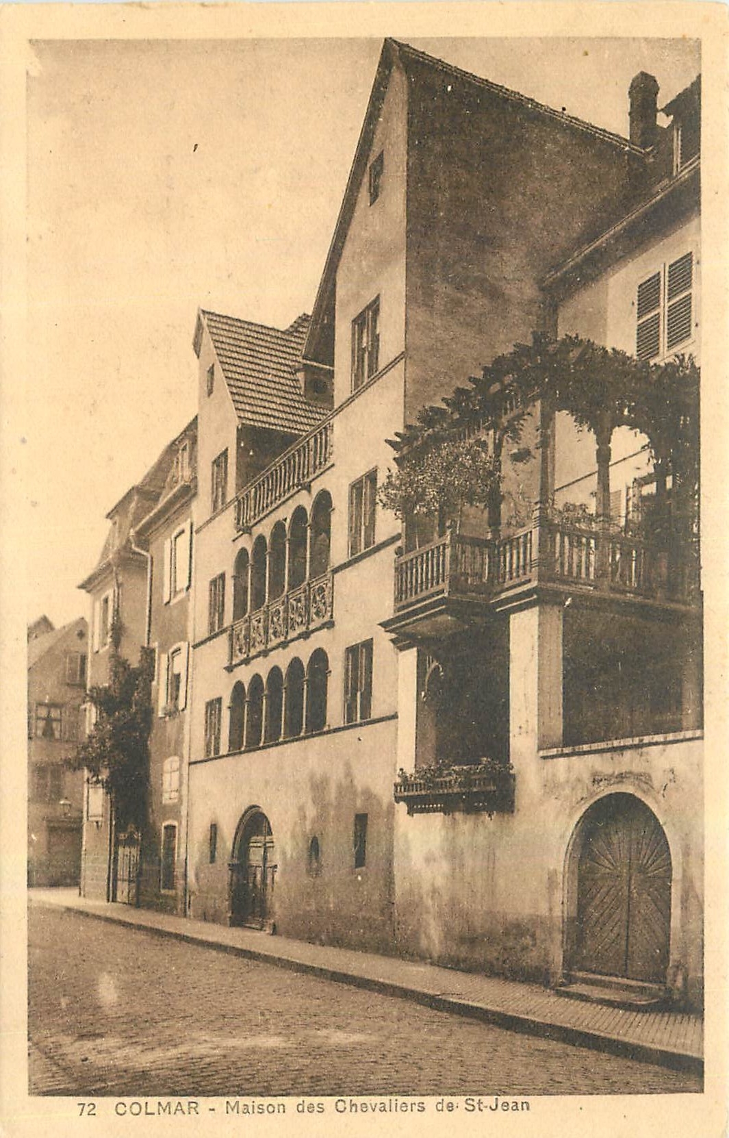 CPA Colmar Maison des Chevaliers de St Jean 