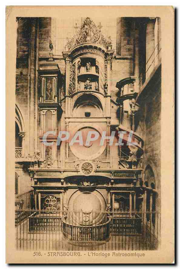 CPA Strasbourg l'Horloge Astronomique 