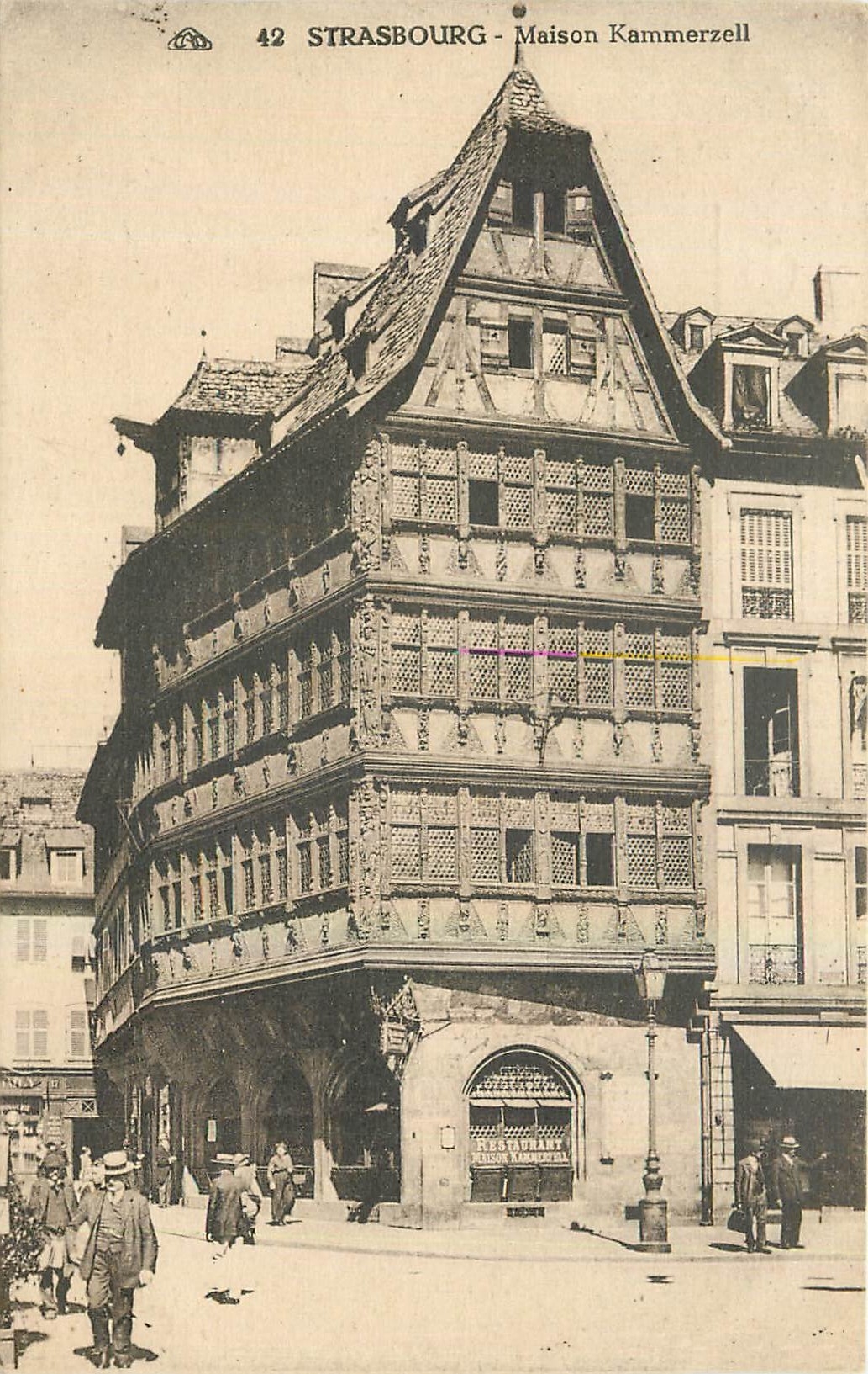CPA Strasbourg Maison Kammerzell 