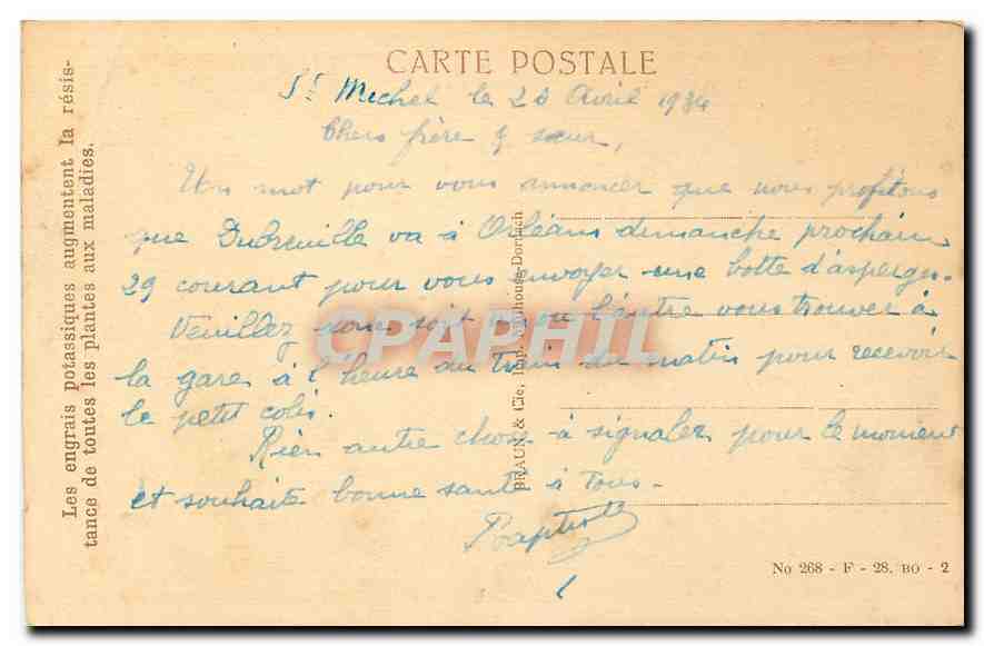Strasbourg — Marché-aux-Cochons-de-Lait — Delhaus — Rückseite