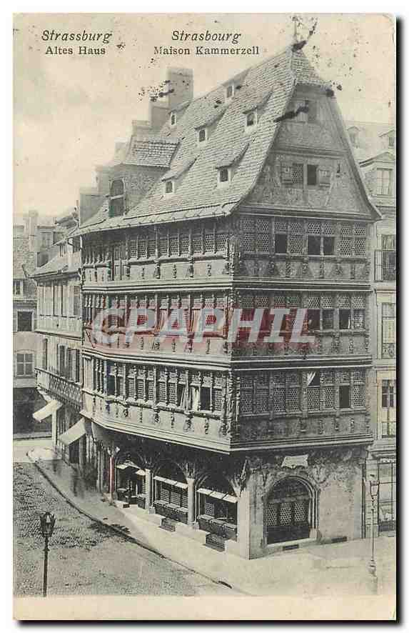CPA Strasbourg Maison Kammerzell 