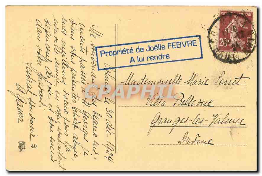 CPA Colmar Maison avec puits de la Corporation des Tailleurs en 1860  — Verso