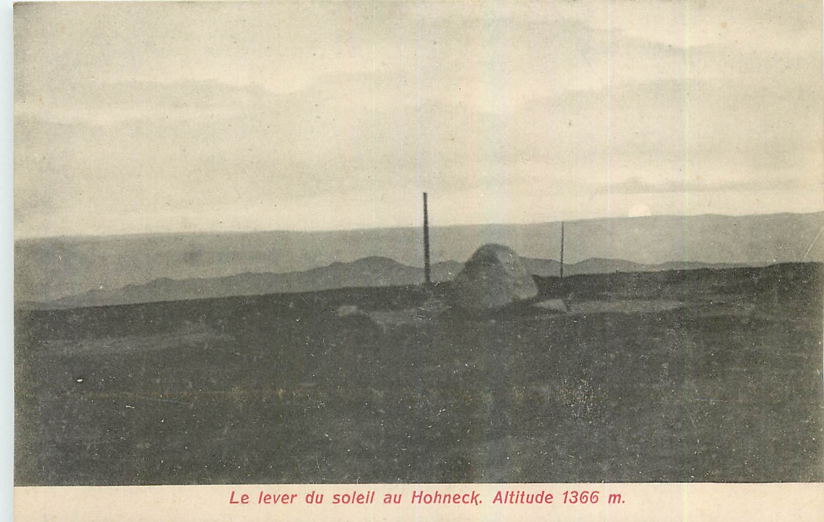 CPA Le Lever du Soleil au Hohneck 
