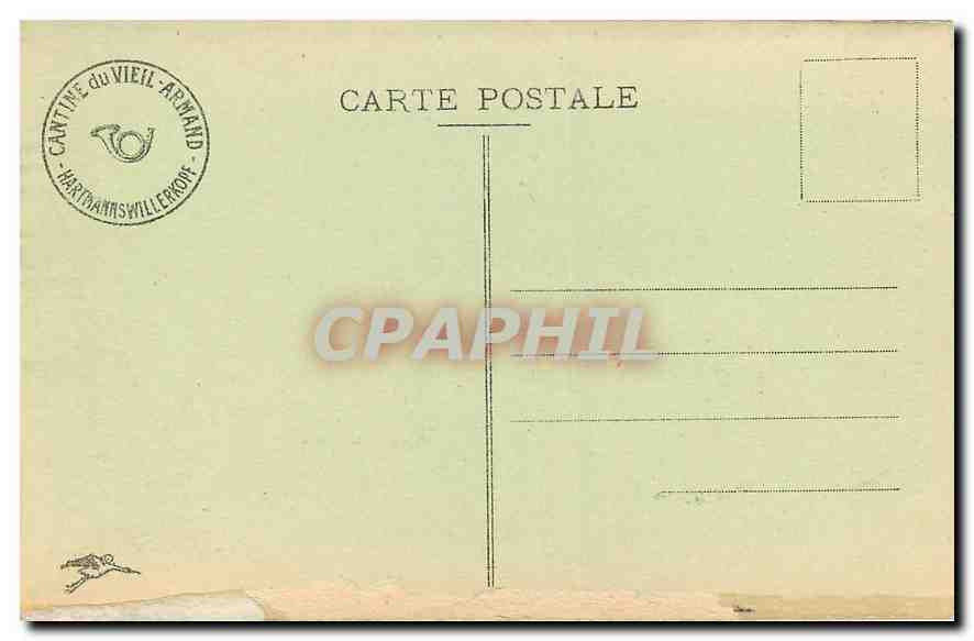 CPA Abri rustique au sommet du Vieil Armand  — Rückseite