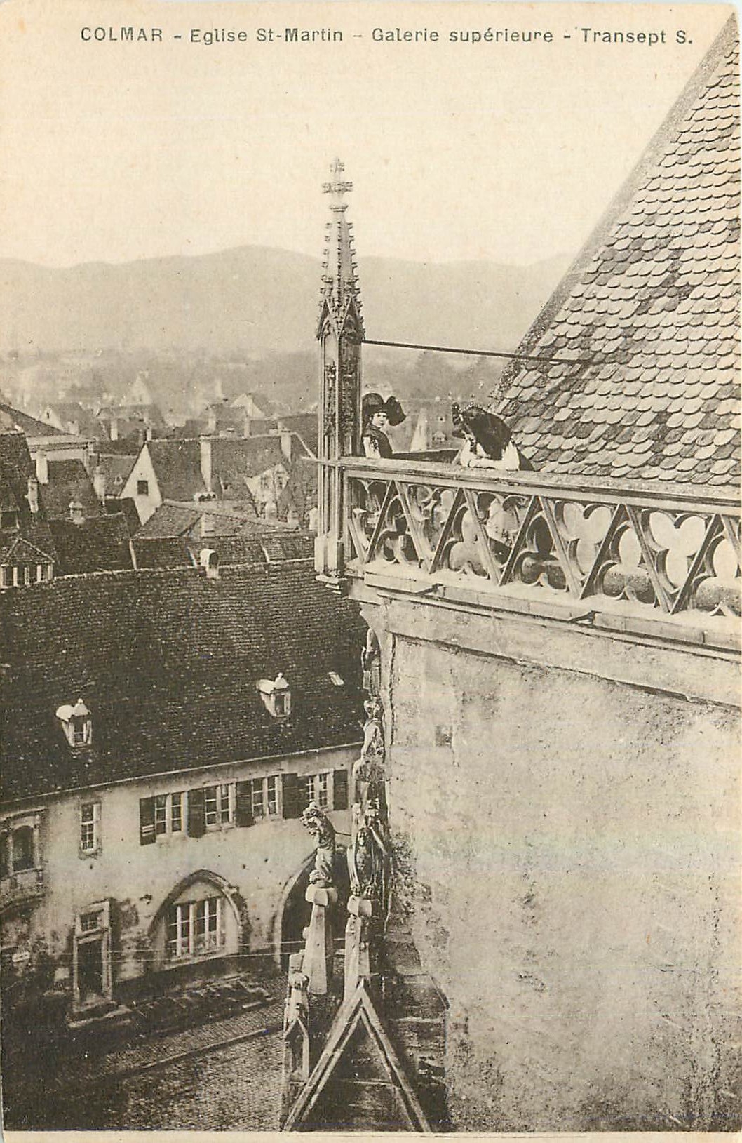 CPA Colmar Eglise St Martin Galerie Superieure Transept S 