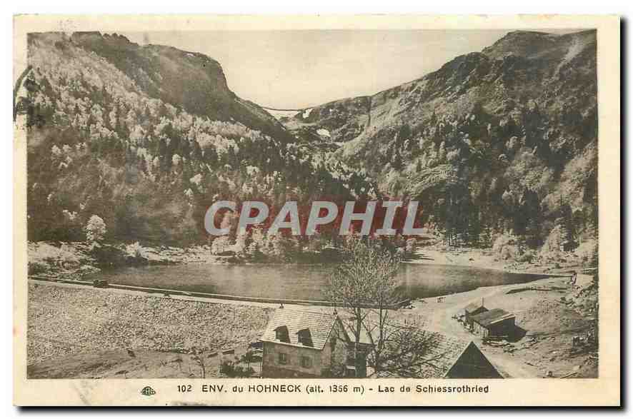 CPA Env Hohneck Lac de Schiessrothried 