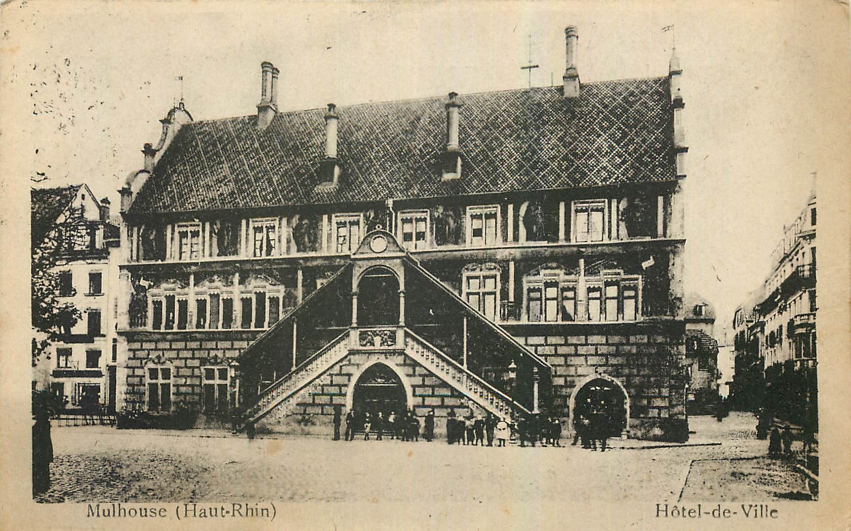 Mulhouse (Haut-Rhin) — Hôtel-de-Ville — éditeur non identifié