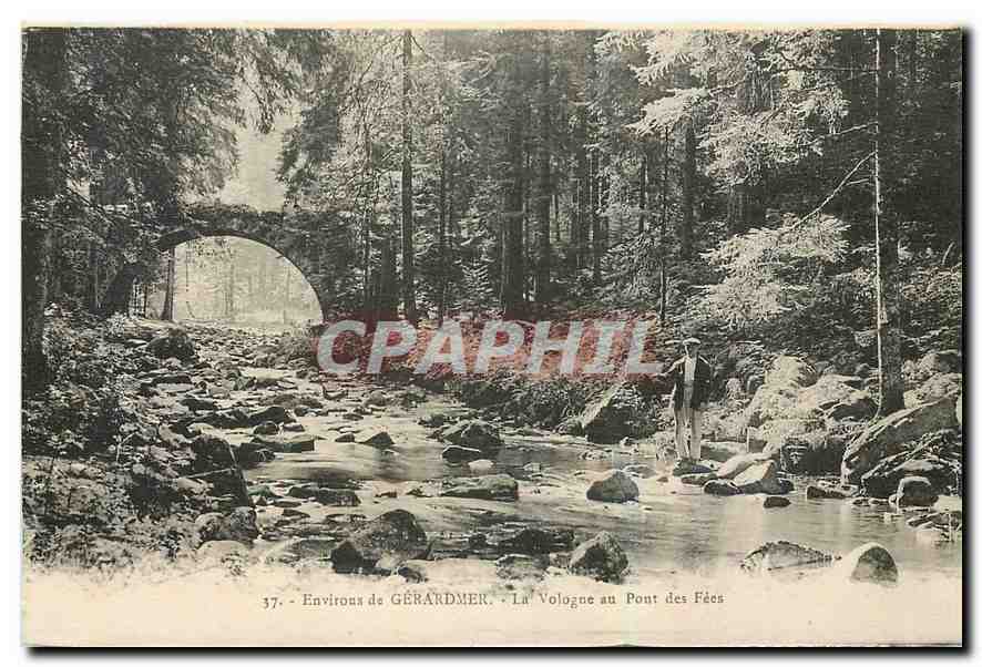 CPA Environs de Gerardmer la Vologne au Pont des Fees 