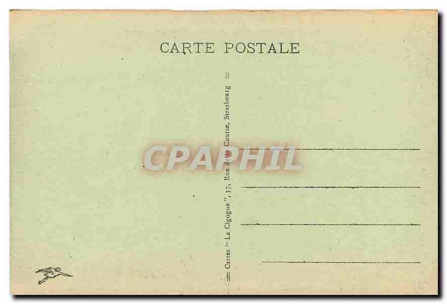 CPA Vallee de la Wormsa au Loin le Spinkopfe et le Hohneck  — Rückseite