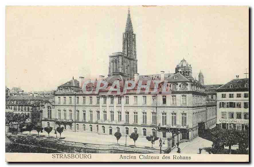 CPA Strasbourg Ancien Chateau des Rohans 