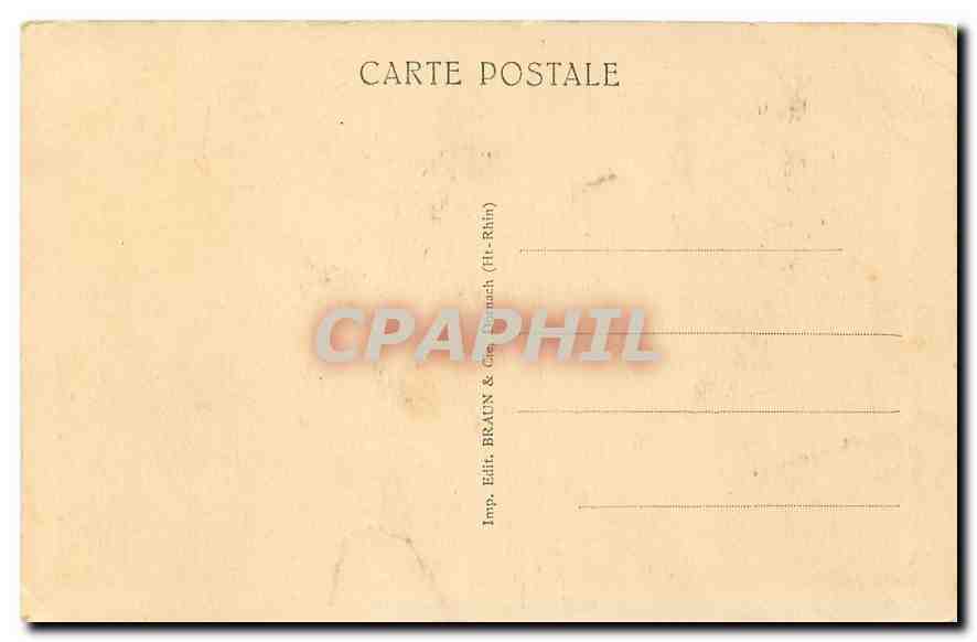 CPA Metzeral le Fischboedle  — Rückseite