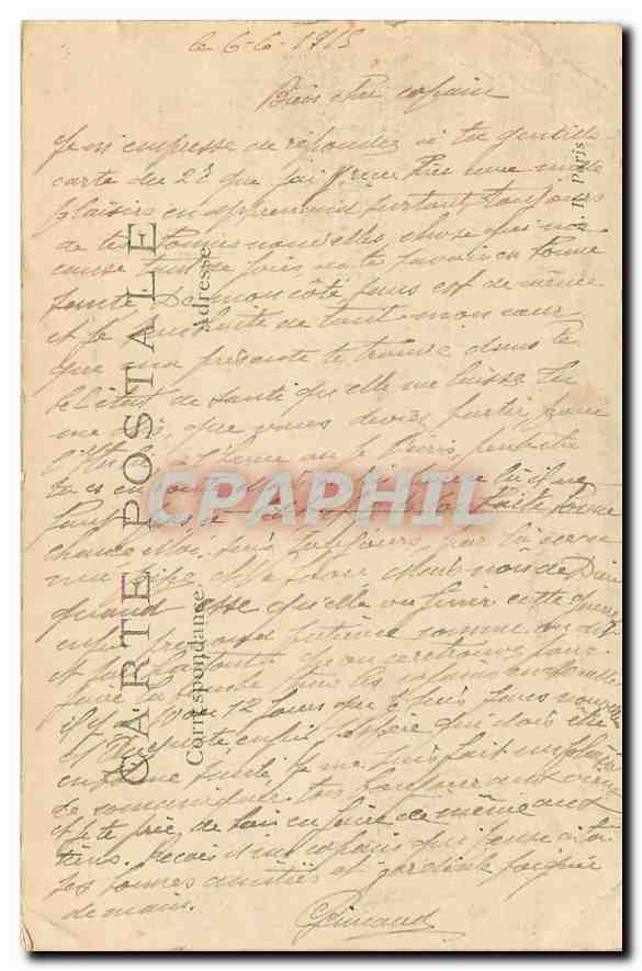CPA La Grande Guerre 1914 15 en Haut Alsace Maison Bombardee a Chavannes les Grands  — Rückseite