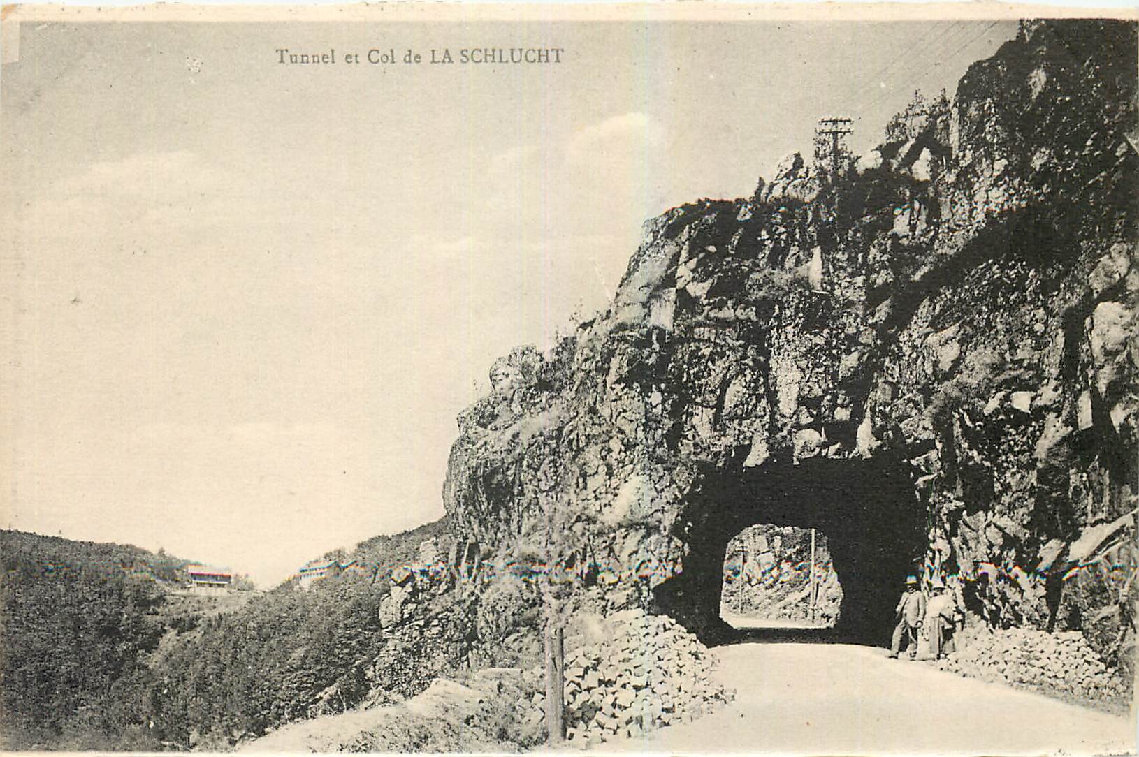 CPA Tunnel et Col de la Schlucht 