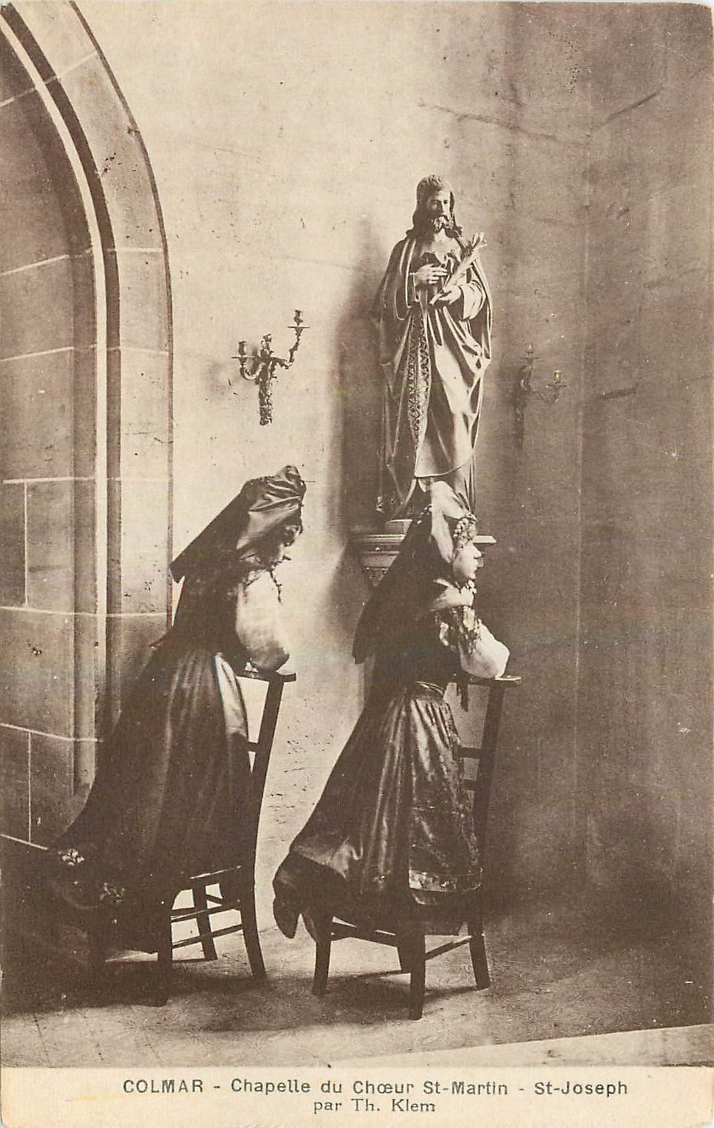 CPA Colmar Chapelle du Choeur St martin St Joseph par Th Klem 