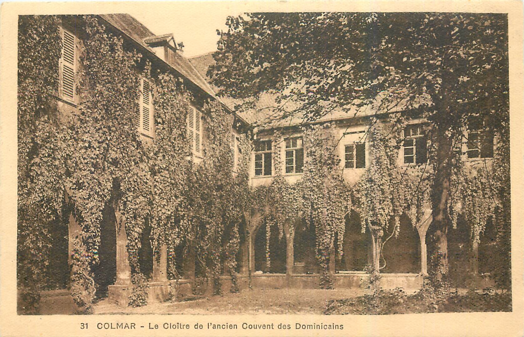 CPA Colmar le Cloitre de l'ancien Couvent des Dominicains 