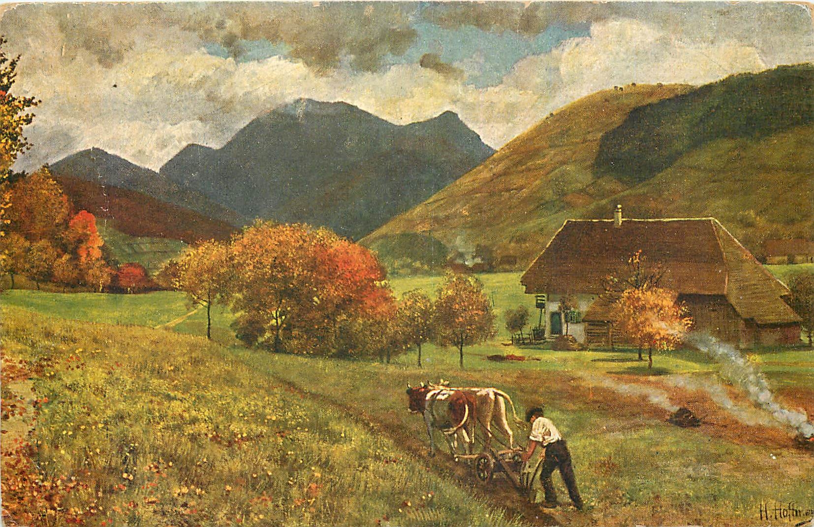 CPA Alsace Illustrateur Hoffmann
