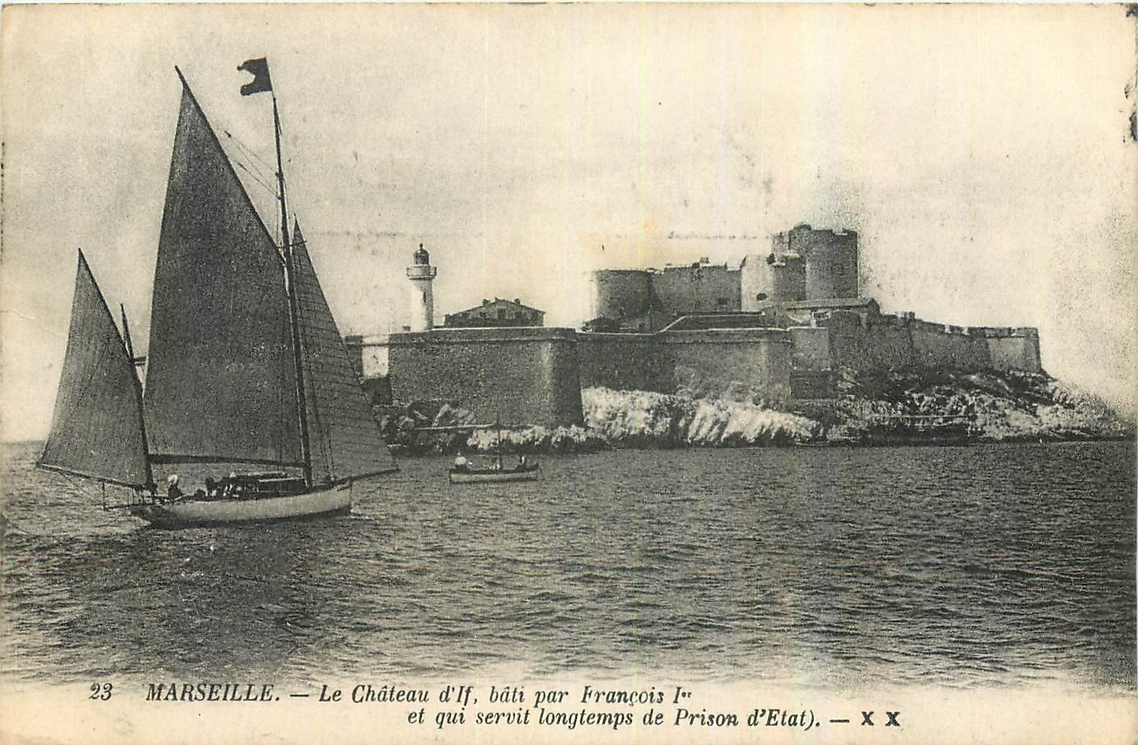 CPA Marseille le Chateau d'If Bati par Francois Ier et qui servit longtemps de prison d'Etat 
