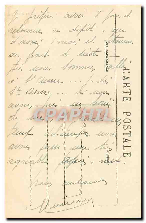 CPA Le Calvaire de Plougastel Daoulas  — Rückseite