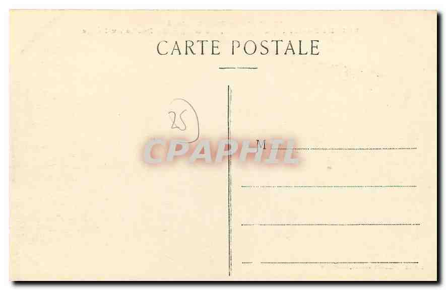 CPA Excursion en Franche Comte de pontarlier a Morteau les Gorges du Doubs au Peage  — Rückseite