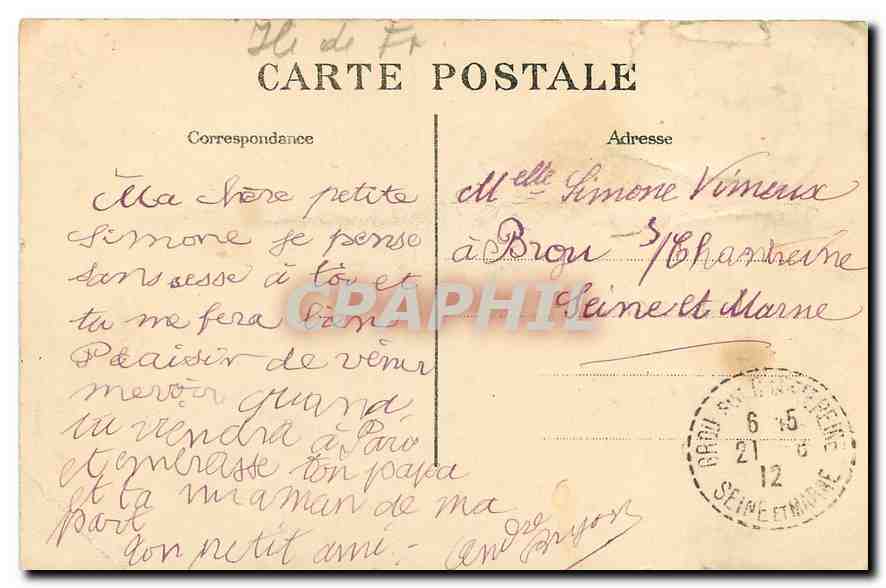 CPA Saint Germain en Laye le Chateau XVi siecle  — Back